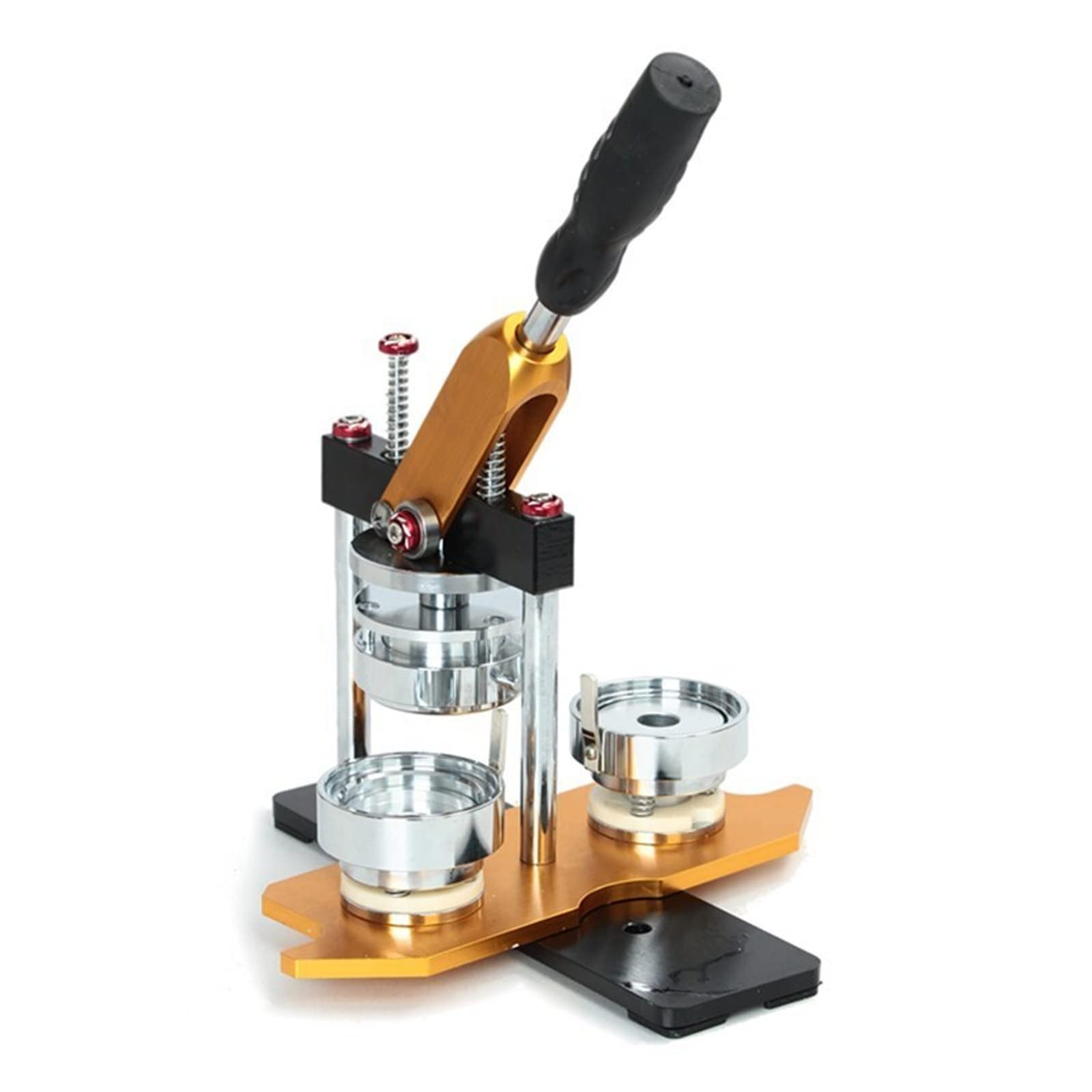 NGTFDCP Badge Machine, Rotating Badge Machine, Moving Head, Making, Custom Mold, DIY Equipment, Set, Makers DIY Crafts(58MM)