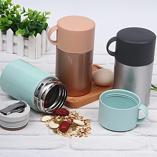 Gestoofde Beker Outdoor Rvs Vacuümfles Geïsoleerde Voedsel Jar Met Lepel Thermos Lunch Verwarmd Voedsel Gestoofd Met… - Image 4