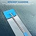 Hbxdeco Car Windshield Cleaning Tool, Car Windshield Window Cleaner, Auto Glass Wiper Tool with Extendable Handle & Reusable Microfiber Pad, Universal Vehicle Cleaning Car Accessories (Sky Blue)