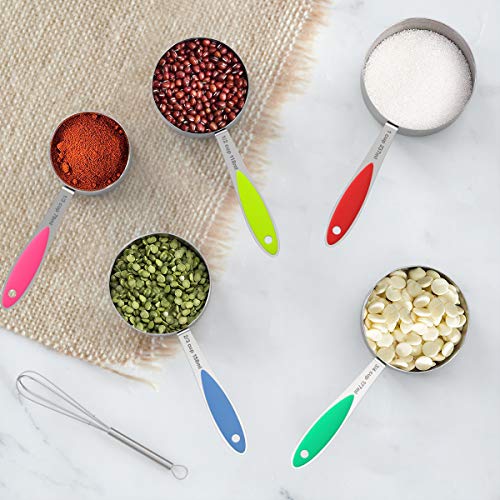 image for Measuring Cups and Spoons - Wildone Stainless Steel 20 Piece Stackable