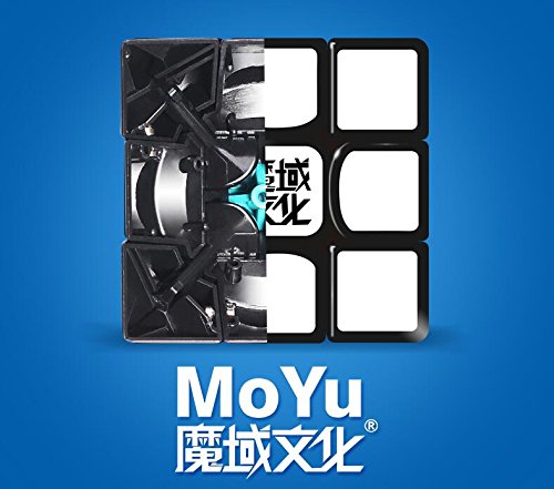 OJIN MoYu WEILONG GTS 2M Weilong GTS 2 V2 Verbesserte 3x3 Cube Glatte Cube Gehirn Teaser Puzzle Spielzeug mit Einem Cube Bag und Einem Würfel Stativ (Stickerless)