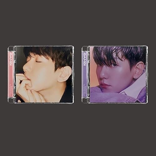 Baekhyun - Bambi (caja de joyas ver./cubierta aleatoria) (3er mini álbum) álbum+póster plegado+juego de tarjetas fotográficas adicionales
