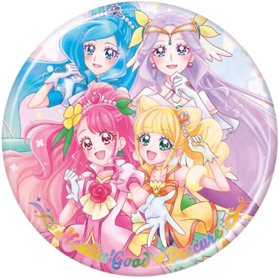プリキュア 通販】プリキュアオールスターズ BIG缶バッジBiscuit -20th