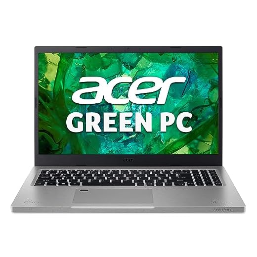 Acer Aspire Vero AV15-51 15.6 Inch Laptop - (Intel Core i5-1155G7, 16GB, 512GB SSD, Full HD Display, Windows 11, Grey, 30 Percent PCR Chassis)