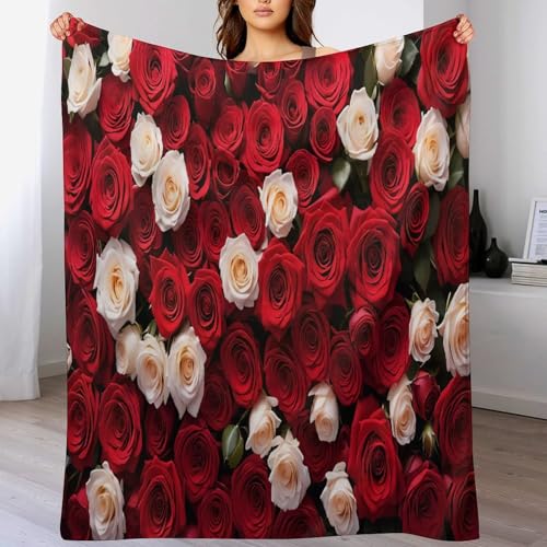 Couverture Polaire Plaid Rose Idée Cadeau Douceur Idéal Lit Canapé - 2