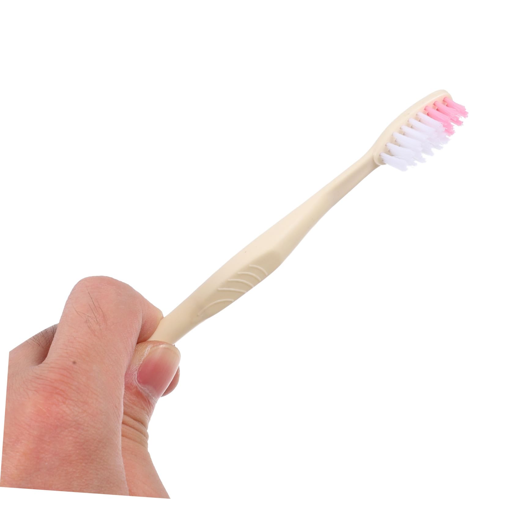 TEHAUX Cepillo de Dientes Manual Desechable con Pasta Dental 100 Unidades Envueltas Individualmente Kit Transparente para Viaje Camping y Uso Portátil