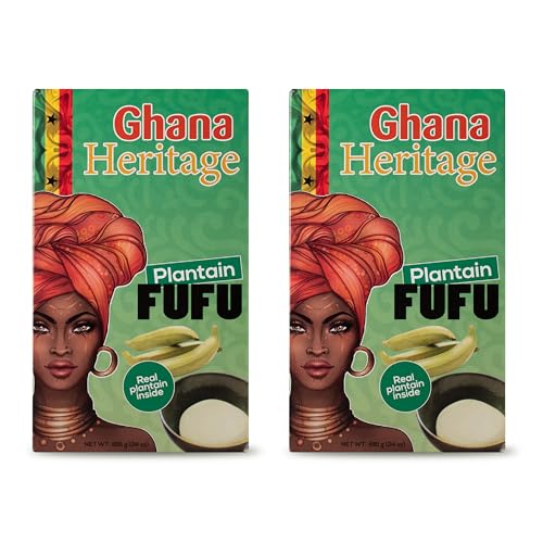 Ghana Heritage Plantain Fufu Flour - Versatile Fufu Mix for