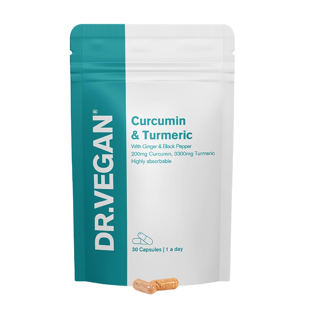 Dr Vegan Black Dr.vegan Curcumin & Turmeric | 30 Capsules