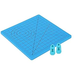 3D Stifte Silikonmatte, 3D Druck Stiftmatte Silikon, 3D Stiftsilikonmatte mit mehrfarbigem Kunsthandwerk und 2 Silikon…