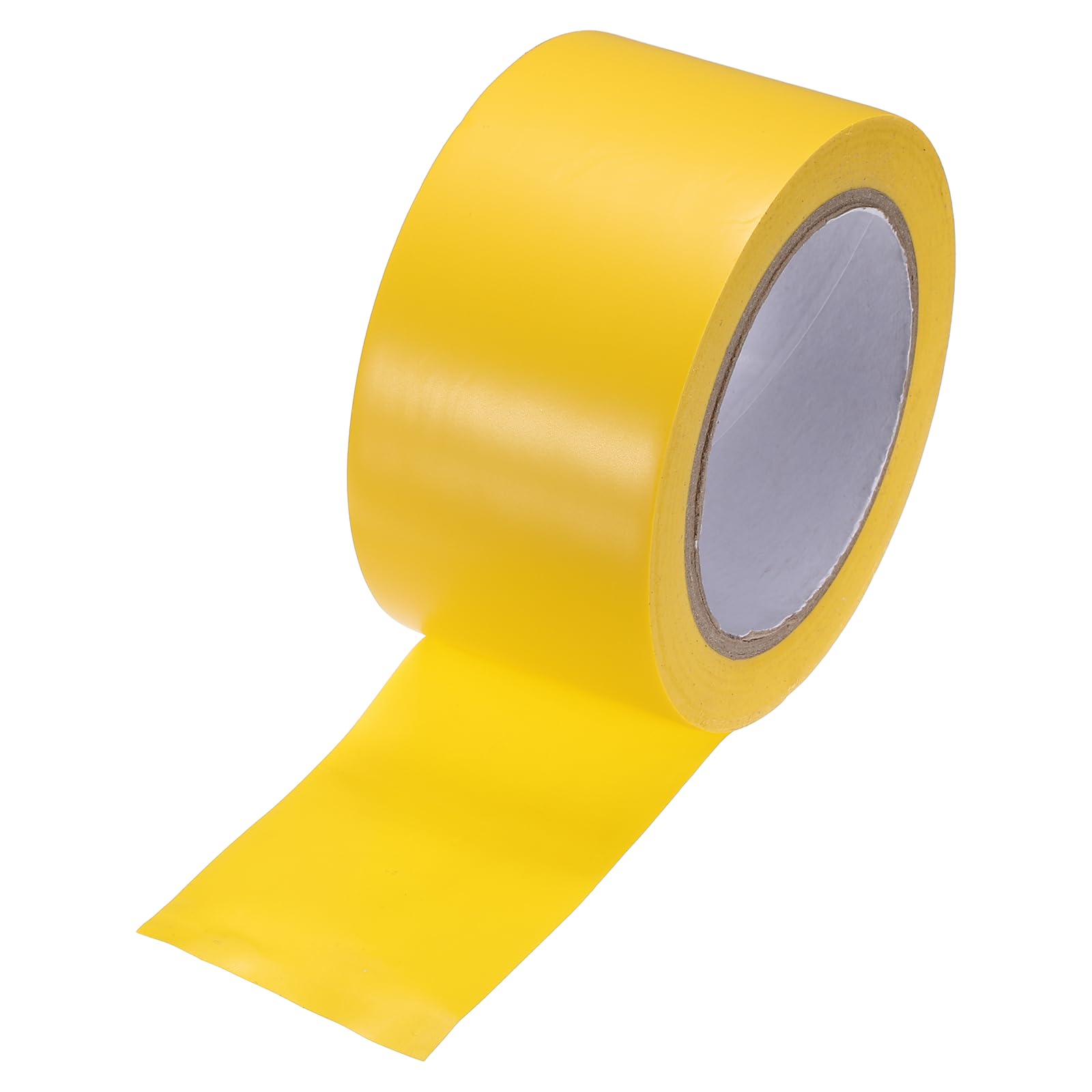 sourcing map Vinyl Floor Tape 2.4" x 108 ft Non-Abrasive Floor Marking Tape Outdoor Playing Field Marking Equipment for Warehouse Gyms Athletics Restaurants, Yellow