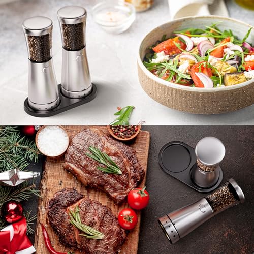 Moulin à poivre compact électrique pour éviter la fatigue des mains en cuisine