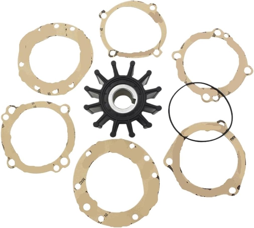 Impeller Kit Fit for MDL6 Engine Water Pump 132-0464 A032Y747 132-0292 132-0348 132-0349 541-1524 541-1542 541-1316