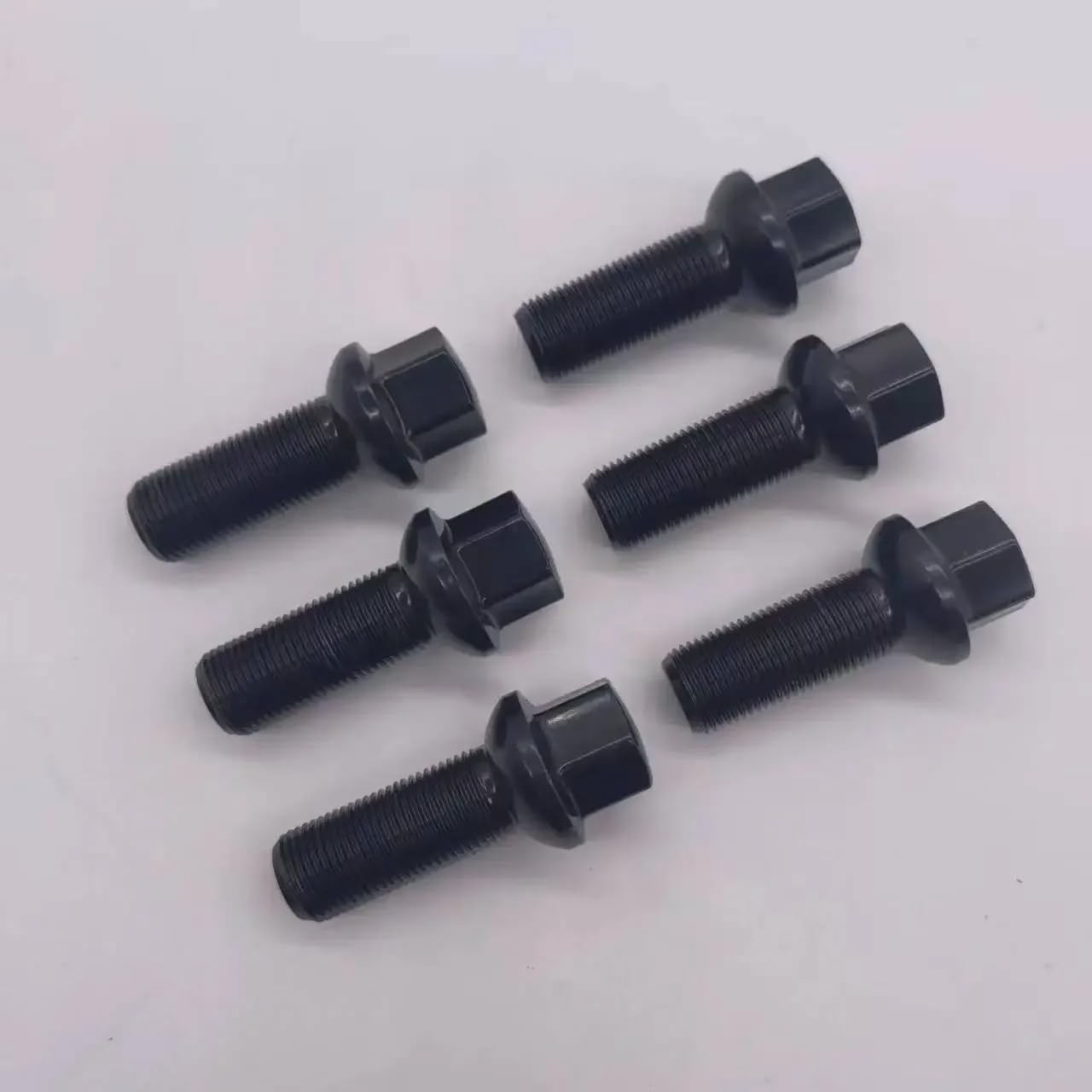Śruby do Kół dla Mercedesa Benz, 5 szt. śrub M15x1,25 o bardzo długich łbach, sześciokątnych, 17 mm, długość gwintu 27/35 mm, klasa 10,9