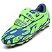 Unitysow Scarpe da Calcio per Bambini e Ragazzi FG/AG Professionale Scarpe da Allenamento Teenager Outdoor&Indoor Scarpe da Calcetto Scarpe Sportive Unisex 28-38 EU,Verde,28 EU
