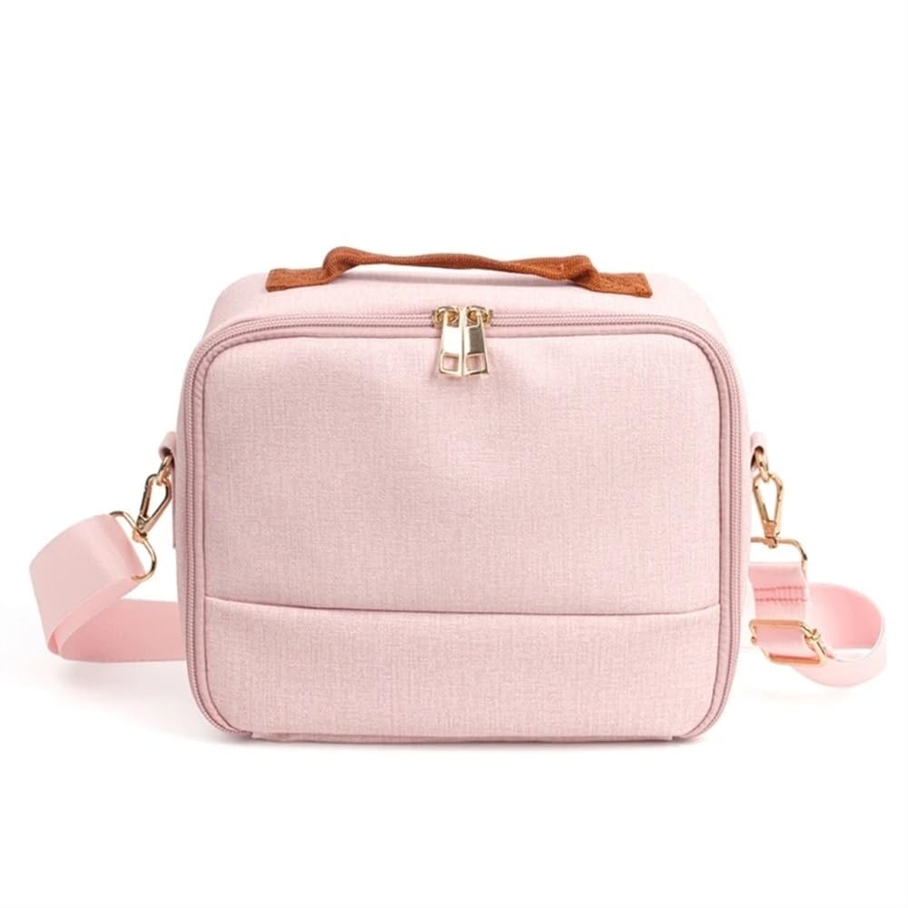 Borsa a tracolla imbottita per fotocamera digitale CP910/1200/1300, borsa a tracolla con antifurto, rosa, Taglia unica