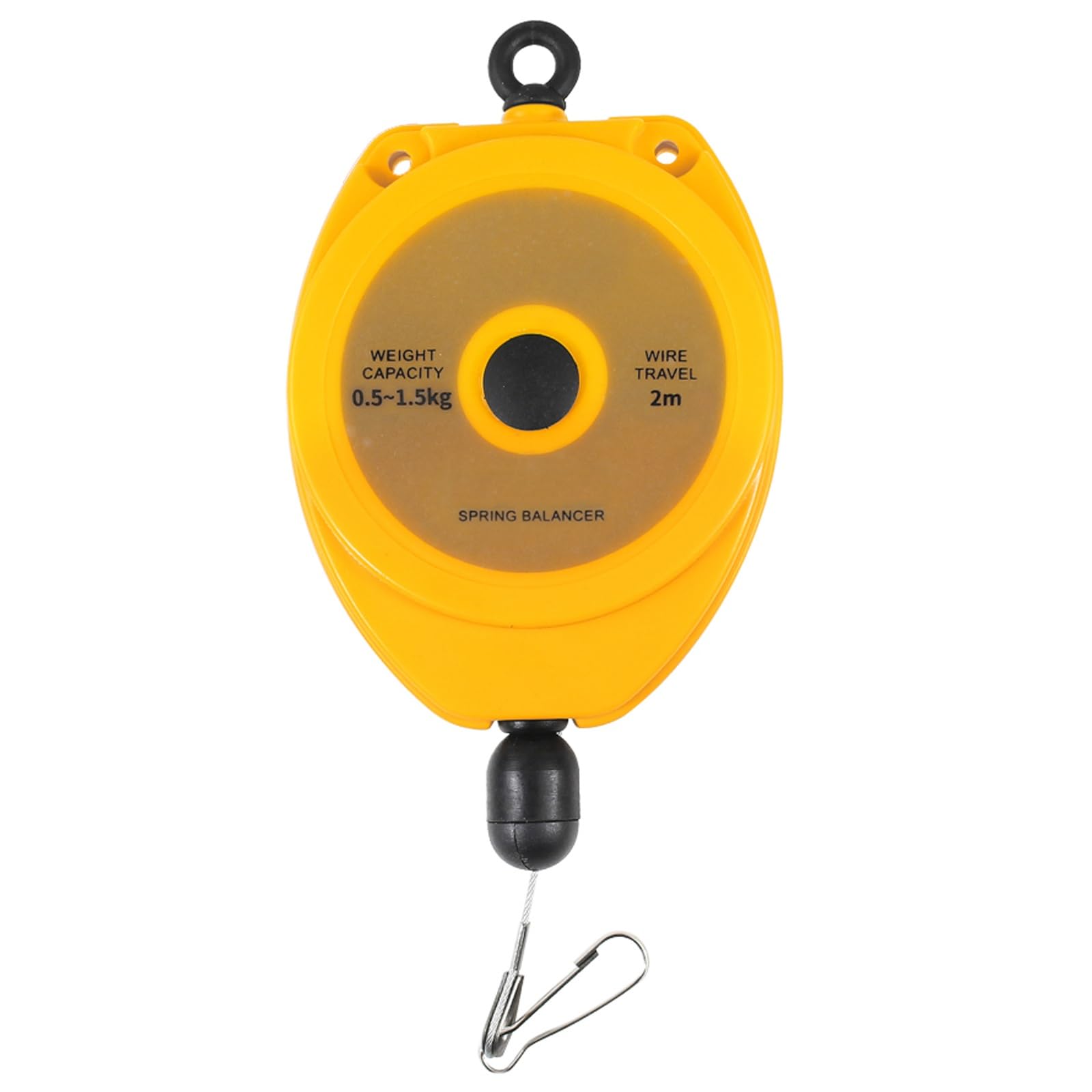 1pc Retractable Spring Balancer Tool Holder - 2m Wire Rope Hanging Equipment for Assembly Line Efficiency(0.5-1.5kg)