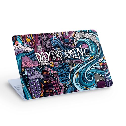 Galaxsia Design 3 Only Back Vinyl Laptop Skin/Sticker/Cover Upto 15.6 Inches Laptops Laminated-Removable-HD Quality Compatible for Hp-Dell-Sony-Lenovo-Asus etc.(15x10 Inches)