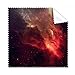 Shining Red Nebula Universe Illustration Pattern Cleaning Cloth Phone Screen Glasses Cleaner 5pcs