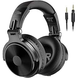 Auriculares Inalambricos 50 Euros OneOdio Auricurales Bluetooth Inalámbricos 110H, Auriculares HiFi de 50mm Altavoz con Micrófono CVC 8.0, Auriculares con Cable para Móvil PC Portátil, Orejeras Proteicas 90° Ajustable para DJ