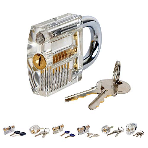 WindyGirl 7-in-1 Professional Practice Lock Set for Beginners/Locksmith