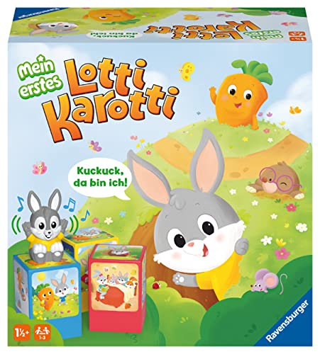 Ravensburger 20916 - Mein erstes Lotti Karotti - Kinderspiel ab 18 Monaten, Junior Version des Kinderspiel-Klassikers Lotti Karotti - Geburtstagsgeschenke
