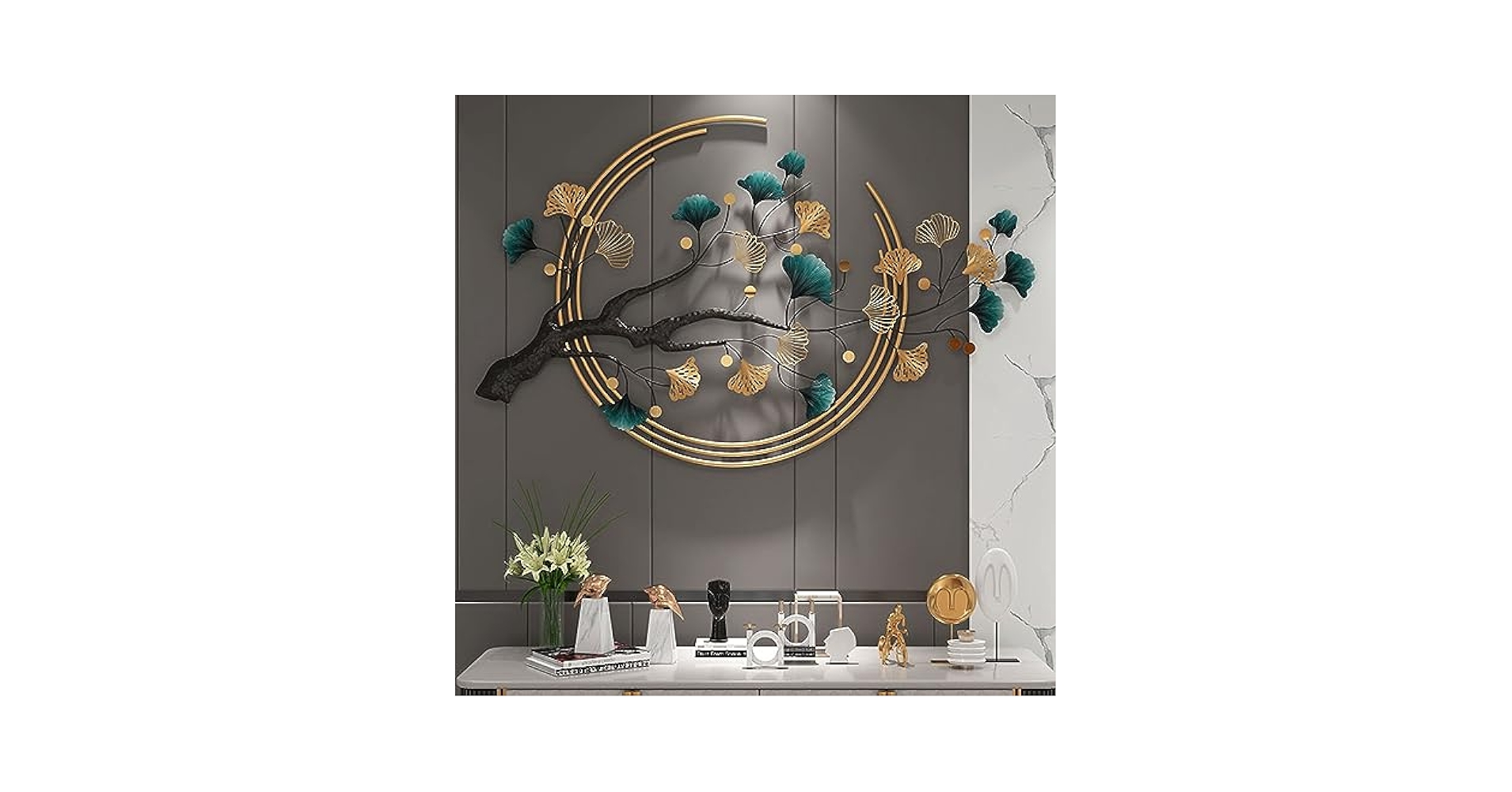 Amazon.com: YTHLZVBP Metal Wall Art Decor Large 3D Room Wall