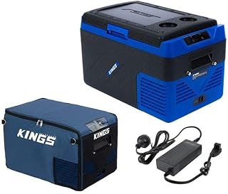 Kings Escape 30 Fridge/Freezer + Escape 30 Cover + AC To 12V Fridge Adaptor