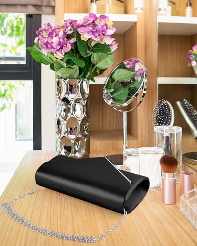 Image of TINDTOP Clutch Purses for Women, PU Leather Formal Evening Bags Shoulder Party Handbags Wedding Cocktail Prom Clutches