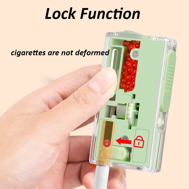 Crushball Dispenser Capsule Dispenser DIY Explosion Beads Box with Lighter,  Cigarette Lighter Fresh Pop Loader, Cigarette Filter Capsules, Variety of  Flavours (Green) : Amazon.de: Electronics & Photo