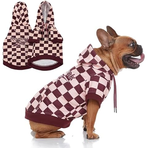 Reebok Dog Hoodie Fleece Sweater Cover
