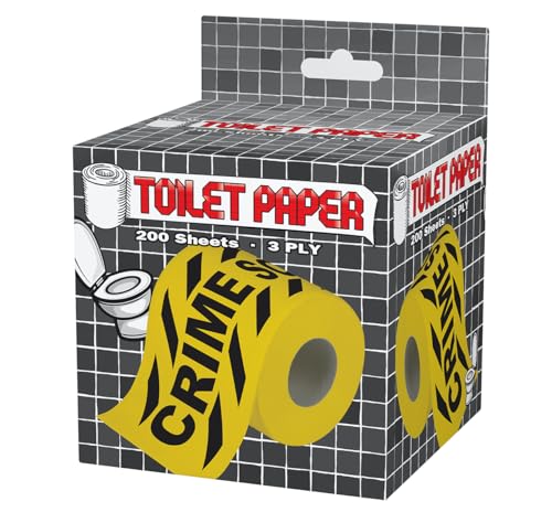 Island Dogs Crime Scene Novelty Toilet Paper – 3-Ply Roll