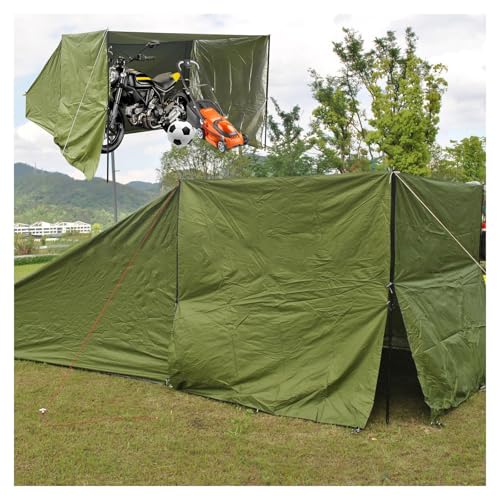 YSMSMZJK Gartenhütte mit Abnehmbarem Schattentuch Carport Faltbar und leicht zu Verstauen Motorradgarage Winterfest Fahrrad Garage Outdoor