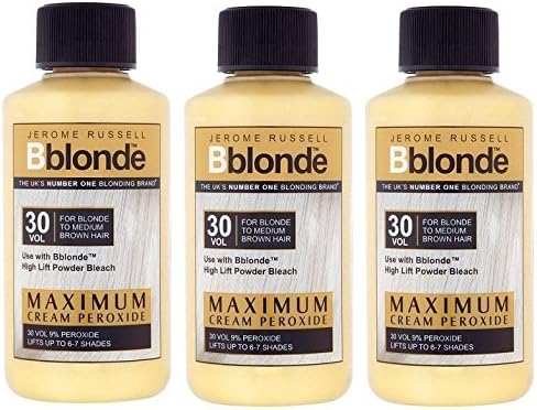 Jerome Russel Bblonde Cream Peroxide 30 Volume ( 3 Pack)