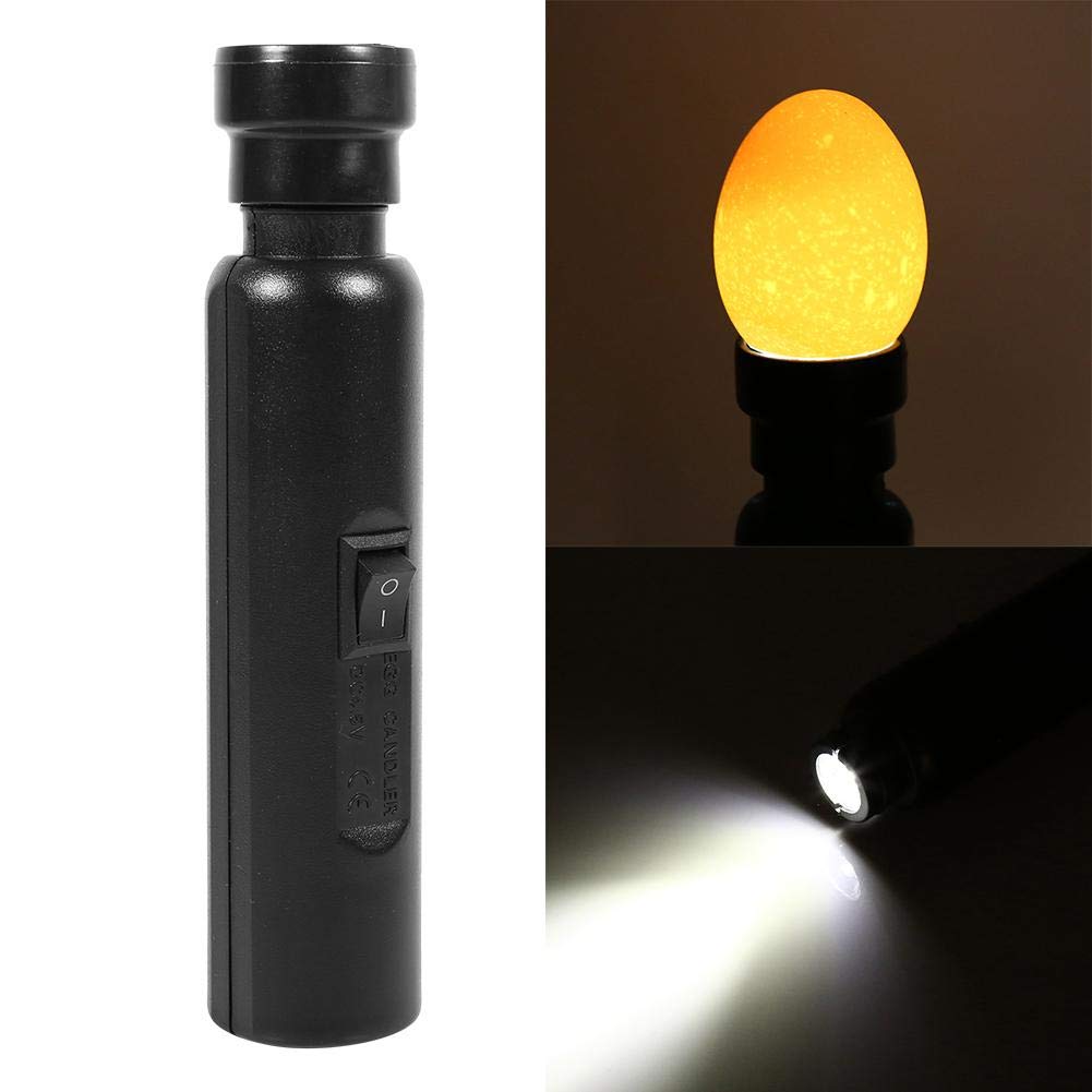 Egg Tester - Testeur d'oeufs Candler Mire œuf Lumineux Cool LED Portable pour Surveillance Incubateur d'oeufs