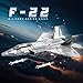 Reobrix F-22 Fighter Jet Building Sets for Adults, Military Raptor Fighter Display Model 33020, Technical Military Plane Collectible Set, Toys Gifts for Aviation Fans Boys Girls 14+ (1729 PCS)