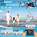 GPS Drones with Camera for Adults 4K, FPV Drone Under 249g with Brushless Motor, GPS Auto Return, Follow Me, Circle Fly, Waypoint Flight, Foldable Drone with Gesture Control, 46Mins with 2 Batteries
