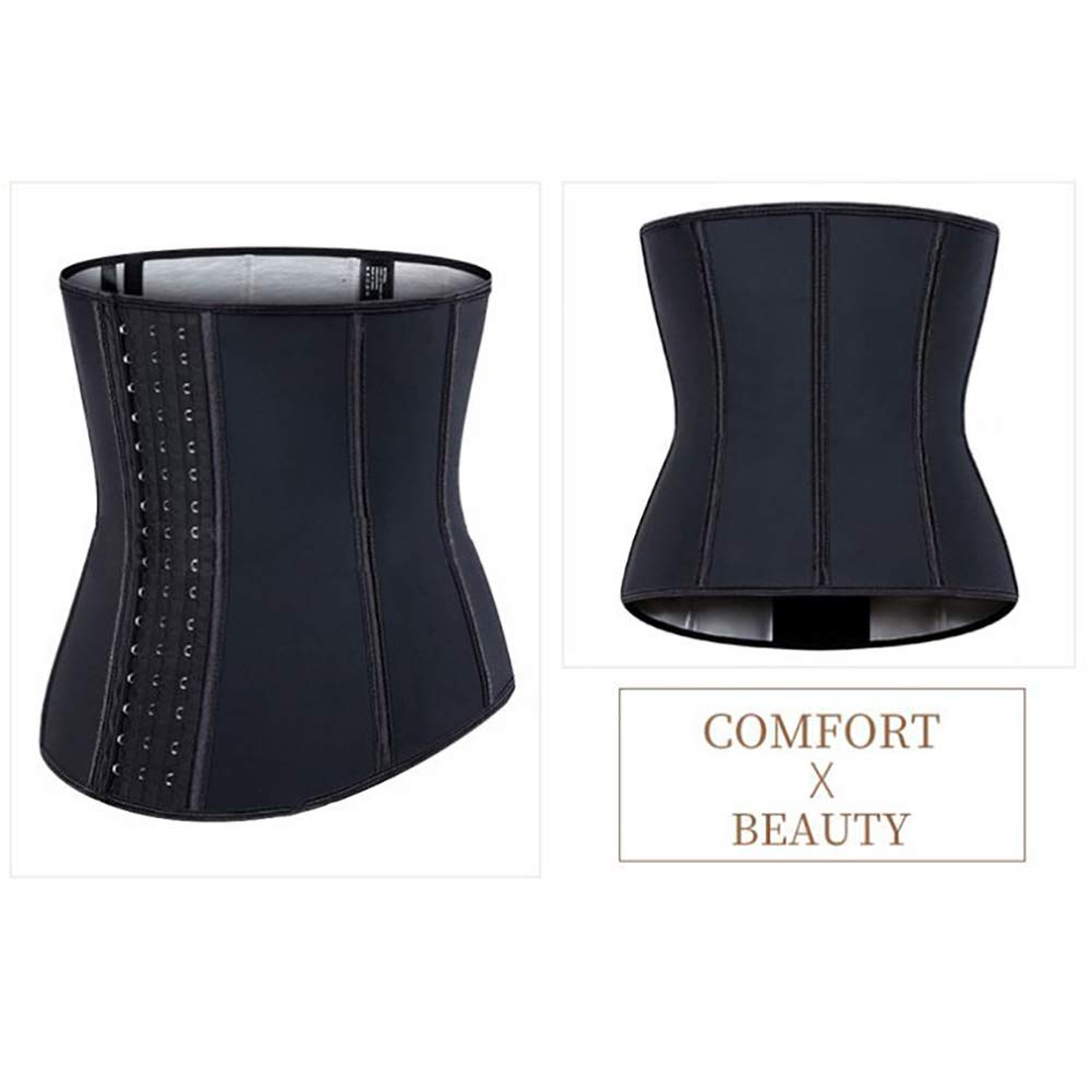 Ceinture de Sudation Femme,Ceinture Abdominale,Ceinture Amincissante,Soutien du Dos,Fitness Sauna Perte de Poids,Ajustable Ceinture de Minceur,Noir,XL