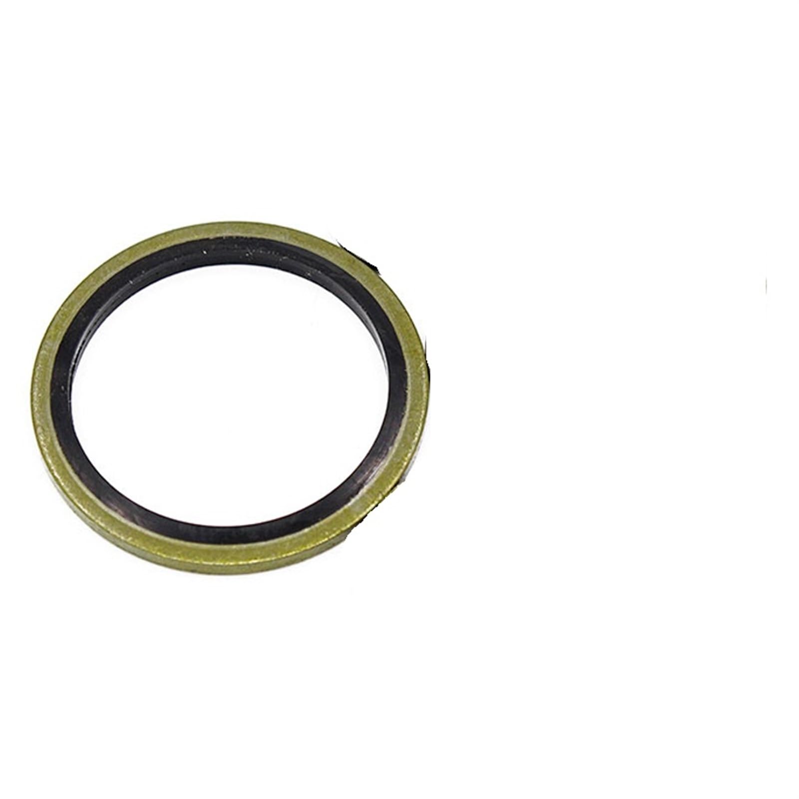 Joint de rondelle M6 M8 M10 M12 M14 M16 M18 M20 ~ M60, rondelle collée, bouchon de vidange d'huile en caoutchouc métallique, joint d'étanchéité, ensemble d'assortiment de joints toriques(M27 (5pcs))