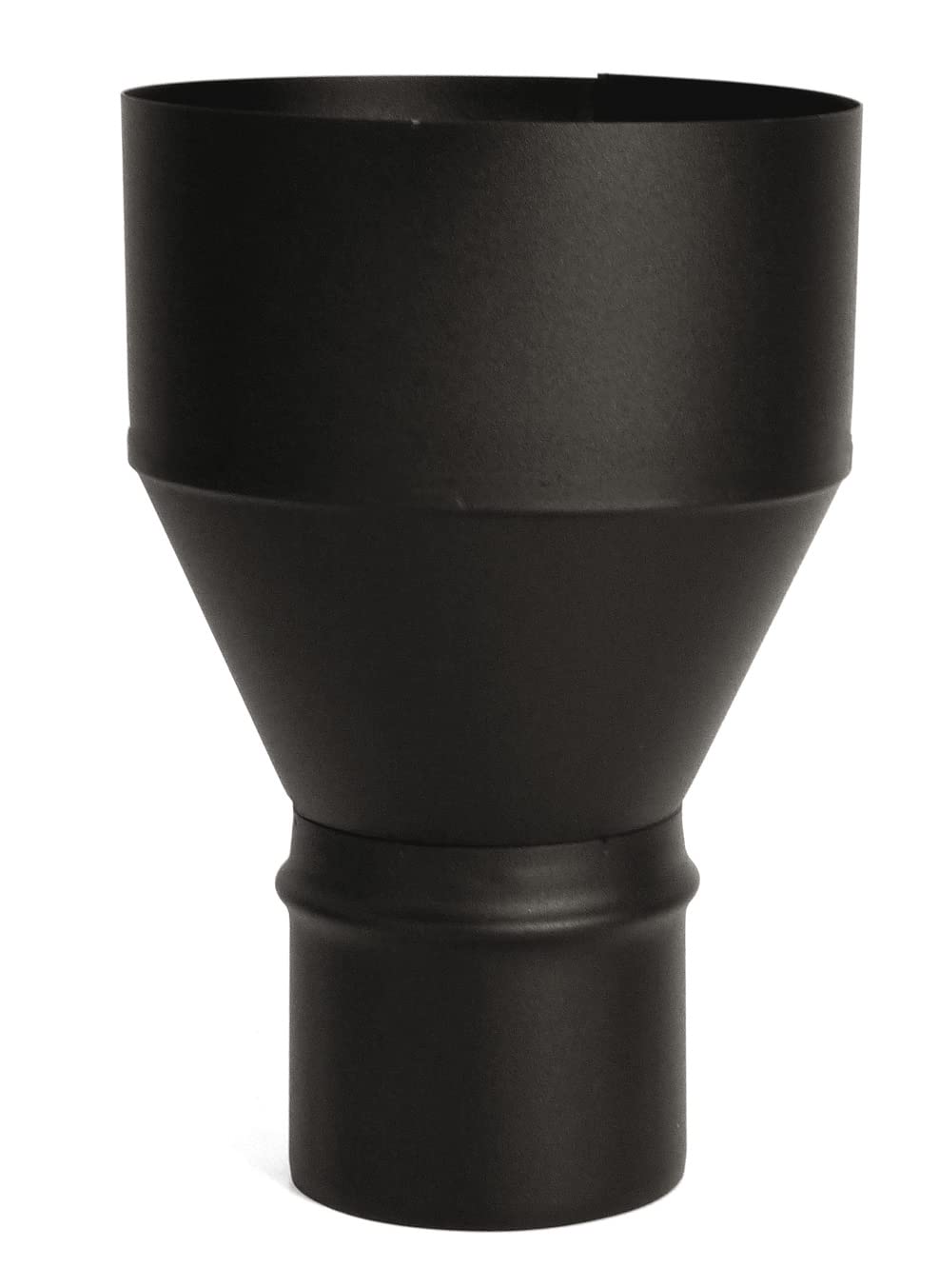 Réduction poêle à granulés Ø150F/80M noir