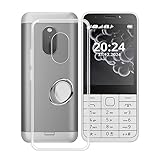 ★[Ajuste perfecto]: el diseño aerodinámico se adapta perfectamente al cuerpo para Nokia 230 2024, el volumen delgado y liviano no agrega peso, mantiene la belleza original del teléfono, se siente cómodo al sostenerlo y no es fácil de deslizarse