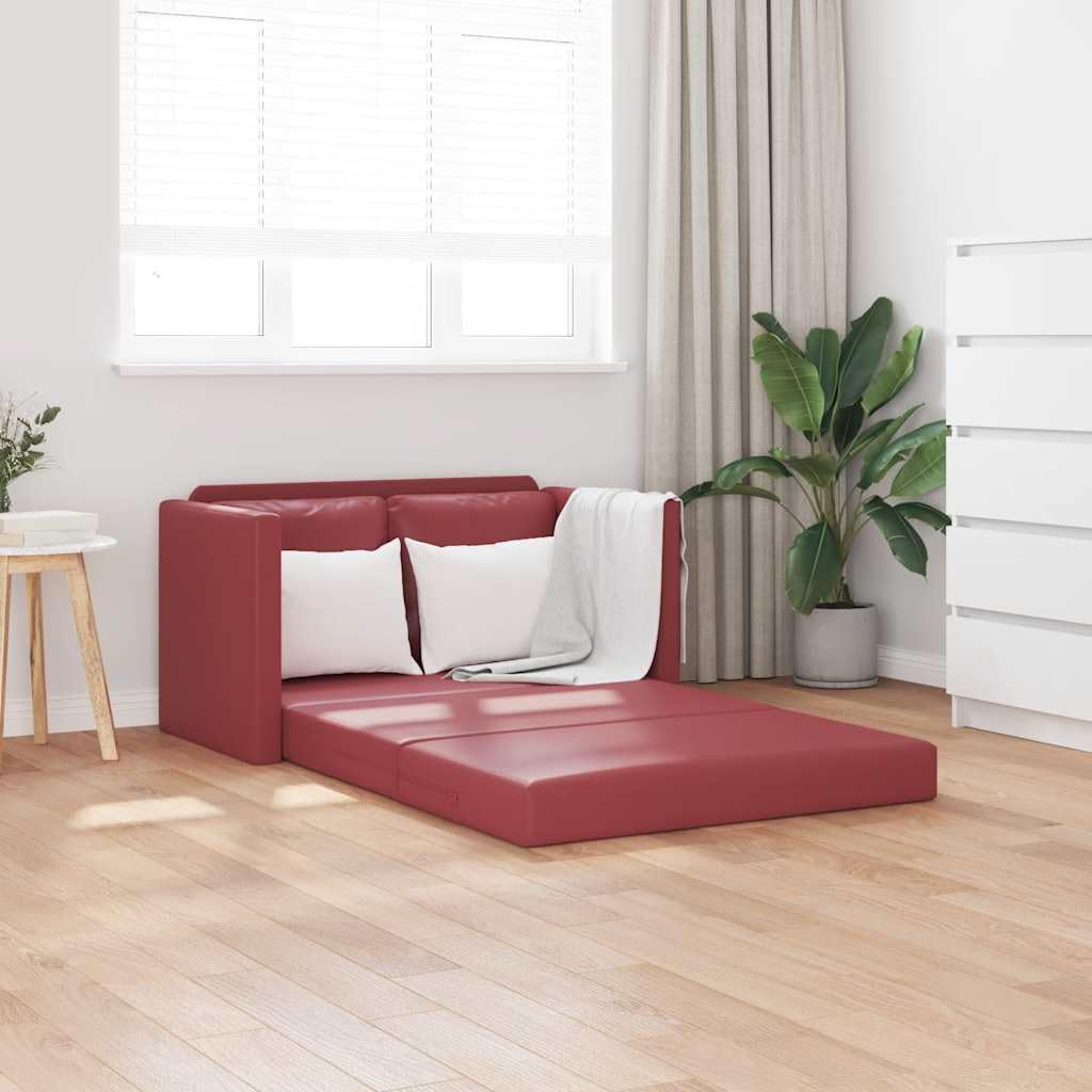 Sofá de suelo con función de dormir que ahorra espacio en apartamentos pequeños y zonas de lectura