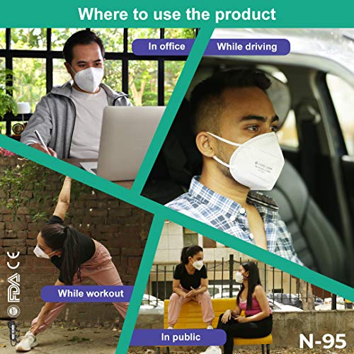 Image of Careview� N-95 Protective Face Mask with 6 Layered Filtration