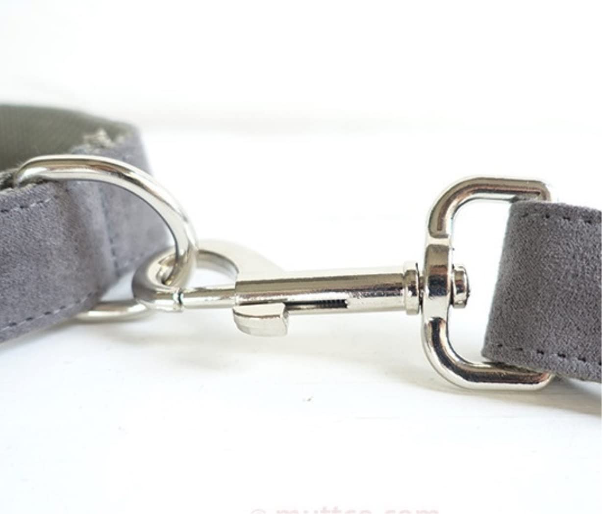 Correa Perro Correr Collar de Perro Correa clásico Ajustable Personalizado Durable Suave Pajarita Mascota Regalo Antideslizantes Reforzada(49-55cm)