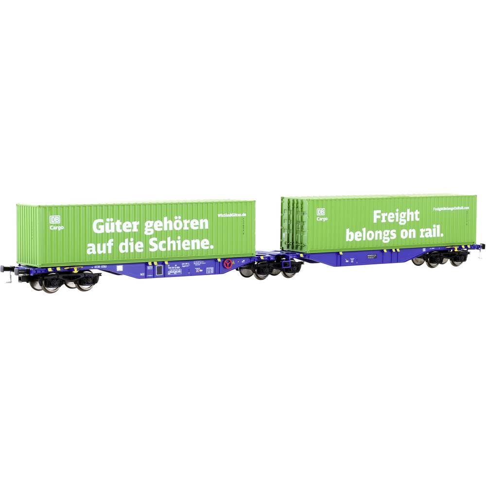 Mehano 28398 Wagon Porte-conteneurs Ho Sggmrss'90 DB Cargo de l'Ermewa