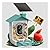 COOAU 2K Smart Bird Feeder with Camera, Faster Solar Powered Charging, Outdoor Birdhouse Cam with Precise AI Birds Recognition, Live Video Watching and Notifications, Ideal Gift for Bird Lovers, Blue