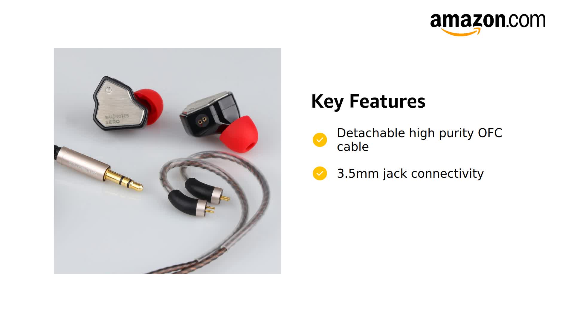 Amazon.com: Linsoul 7Hz Salnotes Zero HiFi 10mm Dynamic Driver in
