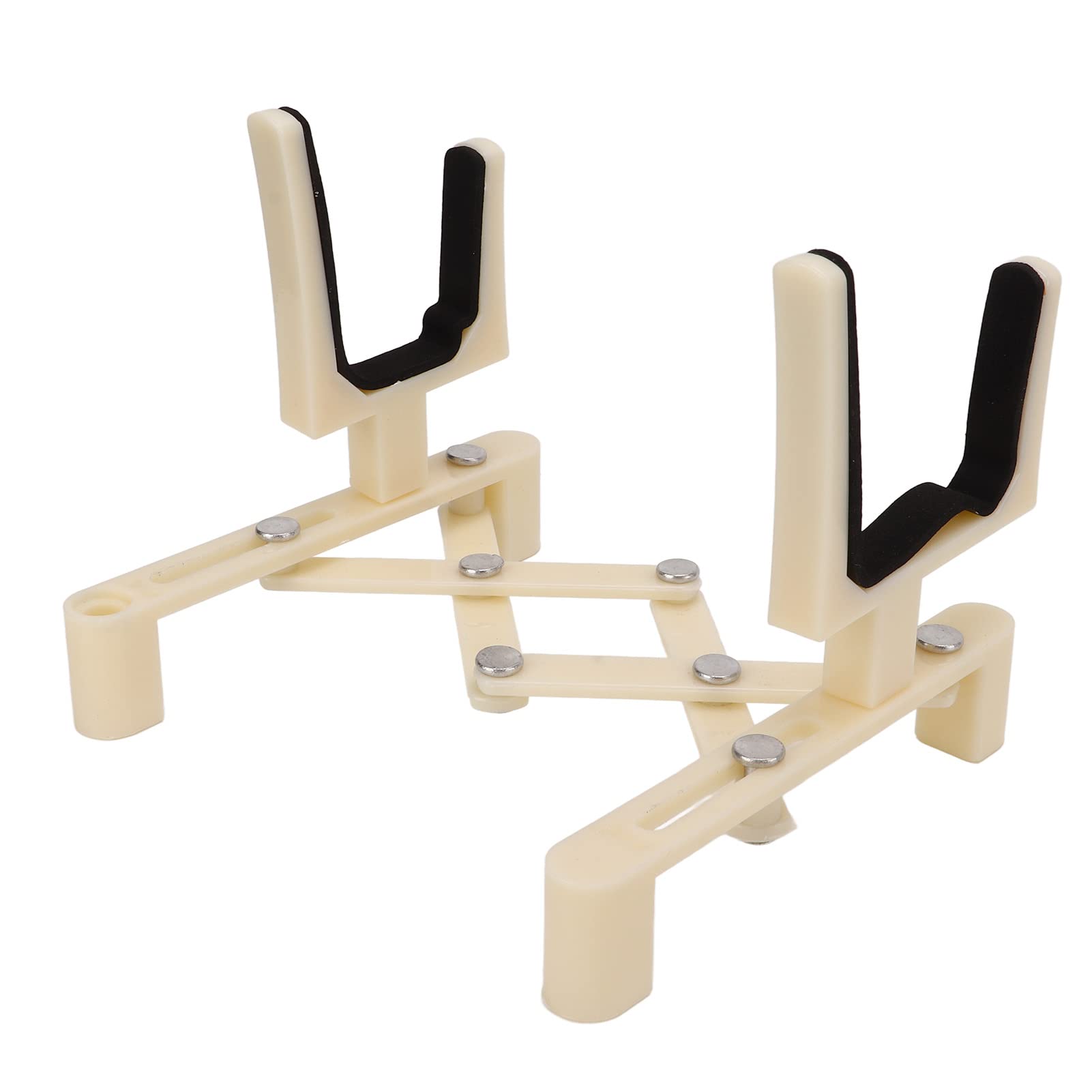 Support D'affichage Professionnel Pliable pour Violon, Support de Violon Léger et Robuste pour Toutes les Tailles de, adapté aux Débutants, Matériau ABS (Beige)