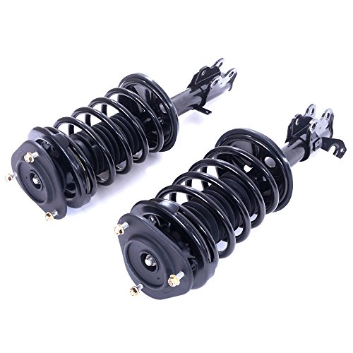 Complete Front Left Right Strut Shock Coil Spring Assembly Compatible with 1993 1994 1995 1996 1997 1998 1999 2000 2001 2002 Toyota Corolla & 1998-2002 Chevrolet Prizm & 1993-1997 Geo Prizm