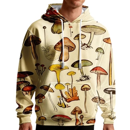 Sudadera hombres con capucha informal café que evita rozaduras gracias a su tejido softshell