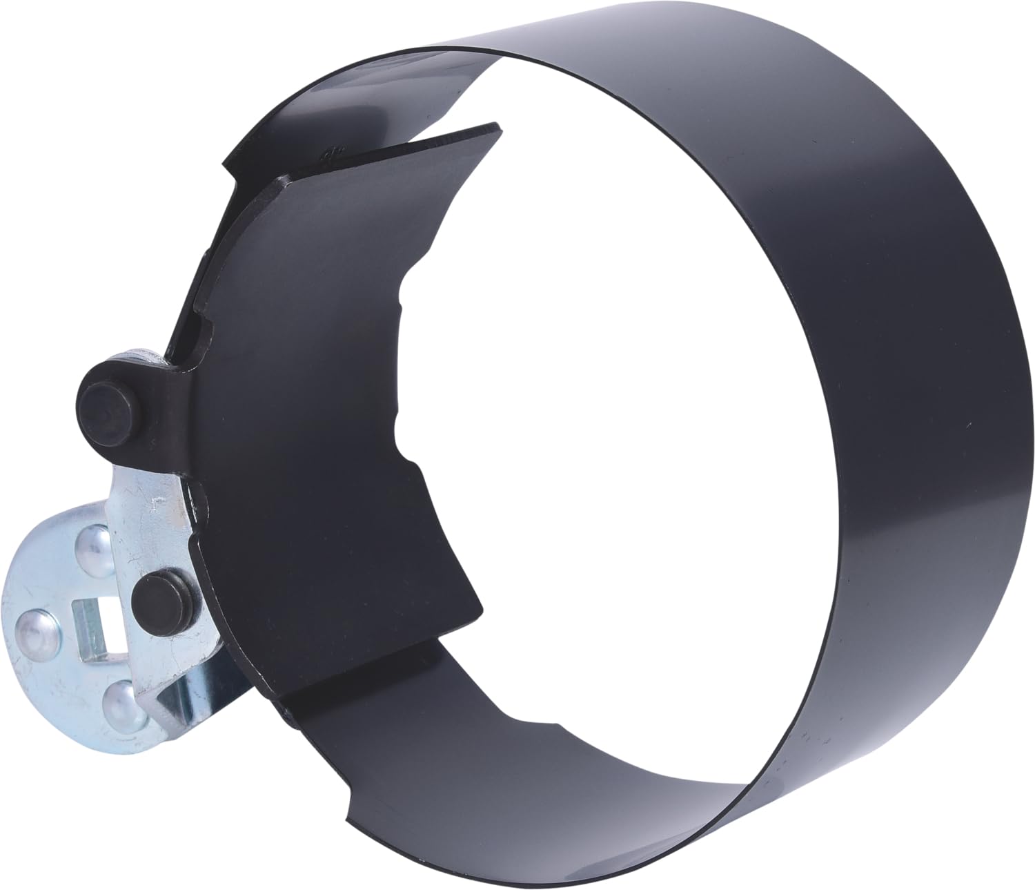 KS Tools 455.0052 Chiave con Cinghia in Acciaio per Filtro Dell'Olio, Diametro 130, 143 mm / 5 5/32"- 5 21/32", 1/2"